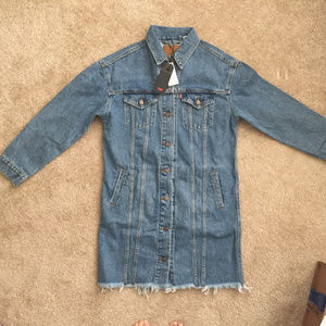 levi's extra long trucker